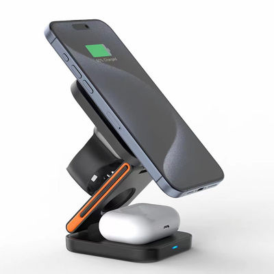 Good price 15W Foldable 3 in 1 Magnetic Wireless Charger Station for and Multifunctional Fast Charging of Electronic Devices online