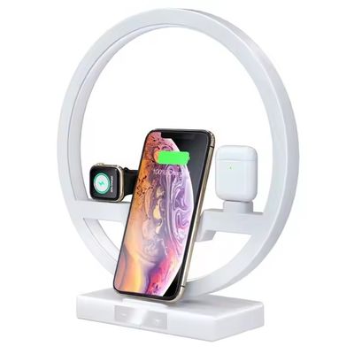 Good price 15W Fast Qi Wireless Charger with 3 in 1 Multifunctional Charging Station and LED Light for Quick Mobile Phone Charging online