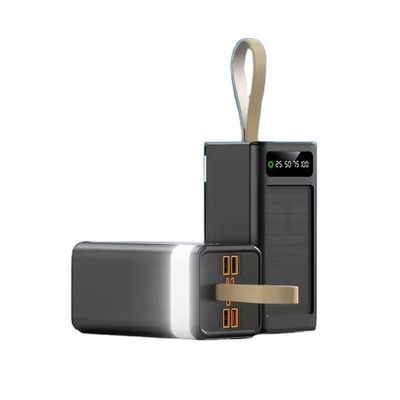 Good price Custom logo 50000mAh Powerbank Larger Capacity Power Bank Portable Power Banks Super Capacity Charger With Cable online