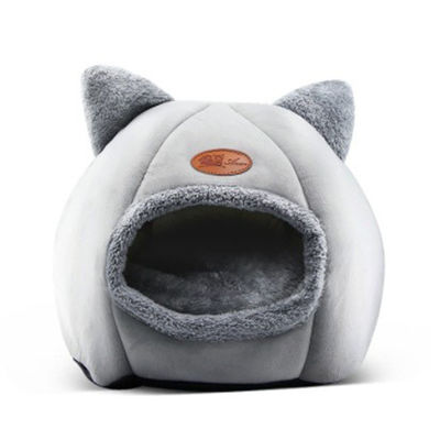 Good price Soft Winter Warm Cat Bed Cave Plush Pet Nest Deep Sleep Dog Nest Pet Mat Cat House Dog House Cat Nest Bed Kennel for Cats online