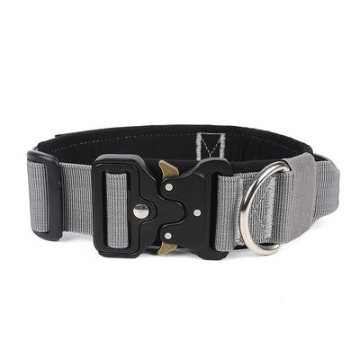 Good price REPTILES Heavy Duty Nylon Tactical Dog Collar Custom Comfort Adjustable Buckle Pet Collar with Customized Logo online